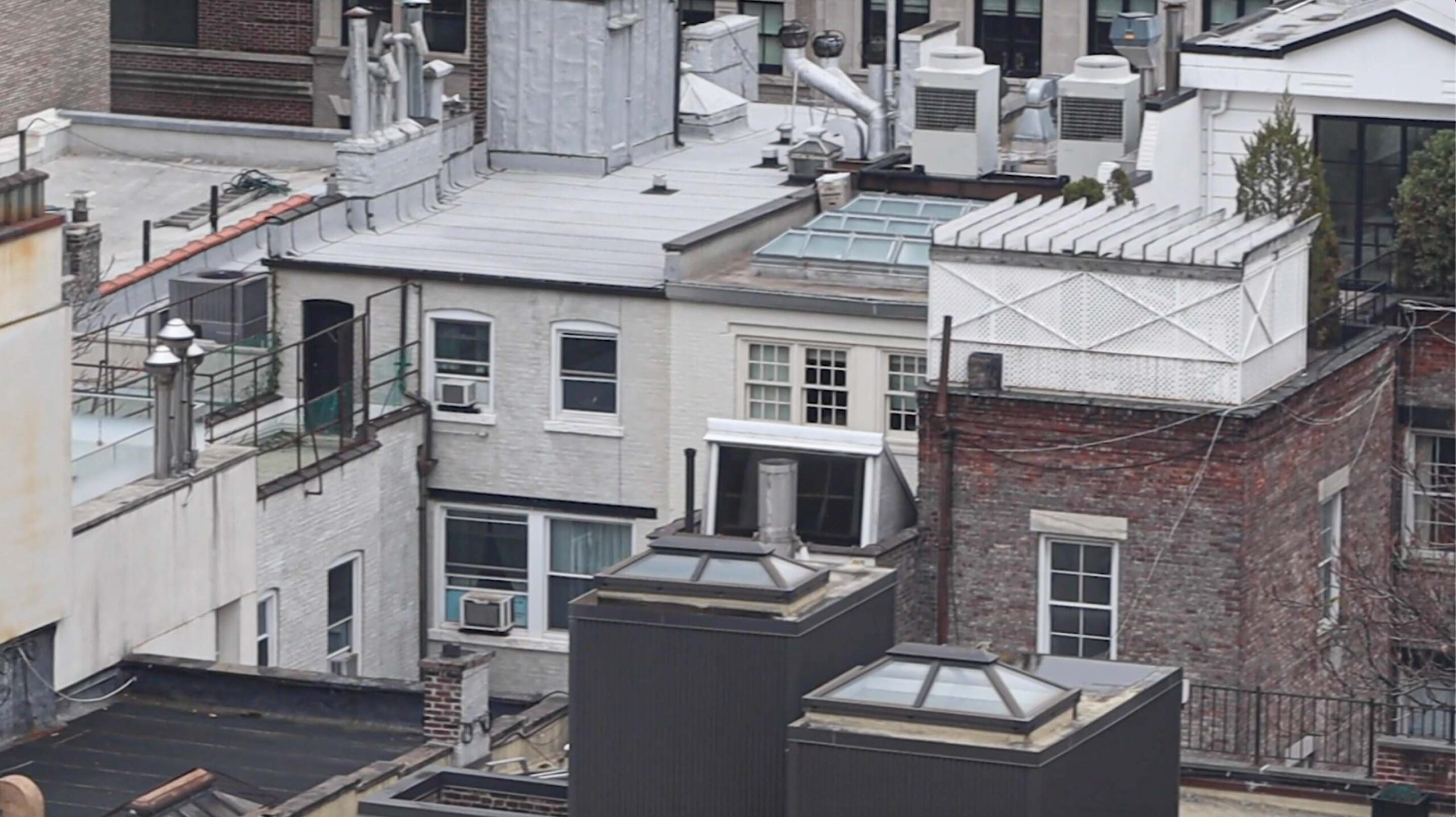 Rooftops on the Upper East Side. 